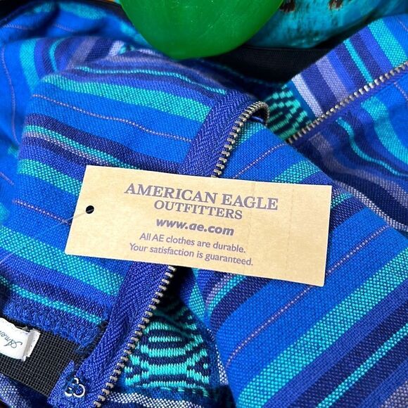 NWT American Eagle Vintage Boho Y2K Hippie Mini Skirt Size 2 Cotton - Picture 5 of 7